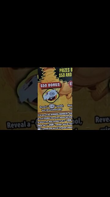 Bonus Winning Scratch Off! #shorts #lottery