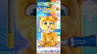 TALKING GINGER BRUSH A TEETH #talkingtom