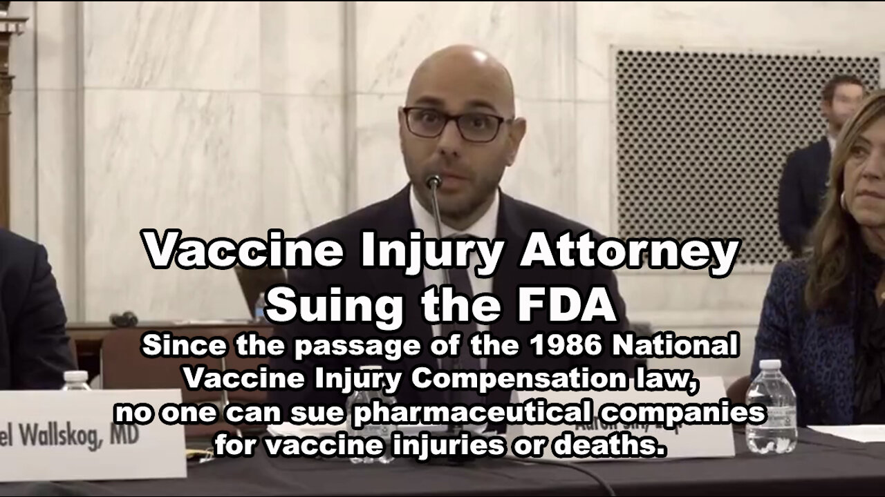 Vaccine Injury Attorney Suing the FDA