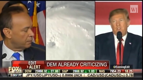 Watch: In Deranged Interview, Dem Rep Blames Trump for Hurricane Aftermath That Hasn't Happened Yet