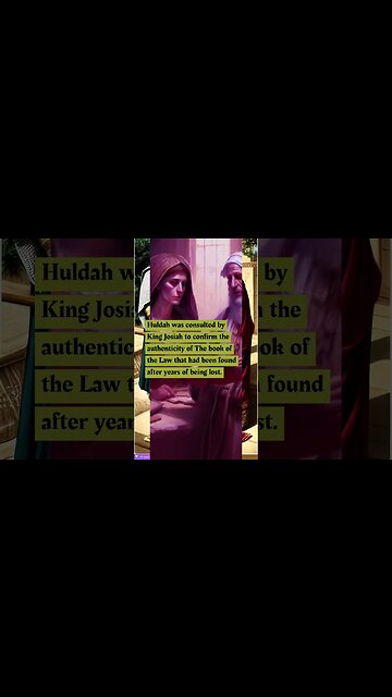 The prophetess Huldah