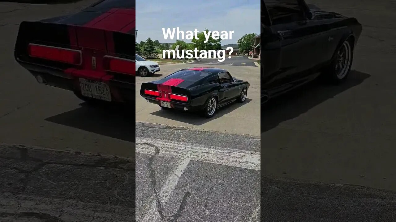 what year is this fastback mustang?? #fastback #v8 #mustang #eleanor