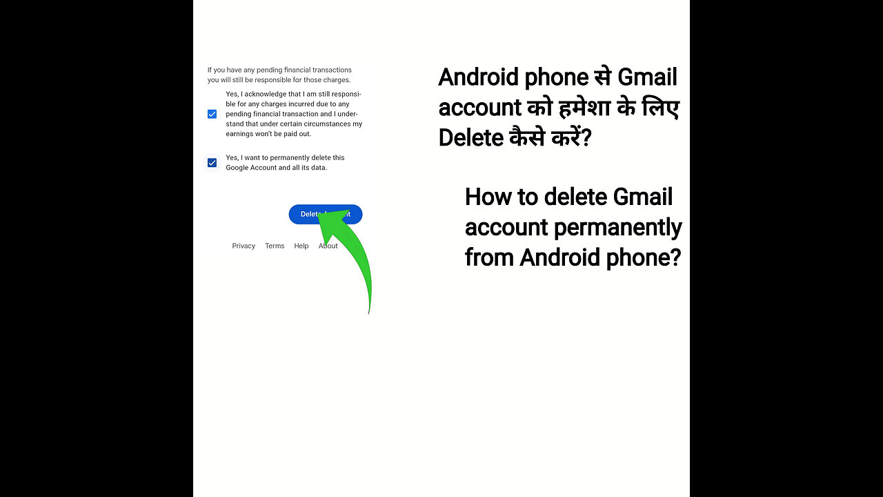 Gmail account ko hamesha ke liye delete kaise kare || How to delete Gmail account permanently