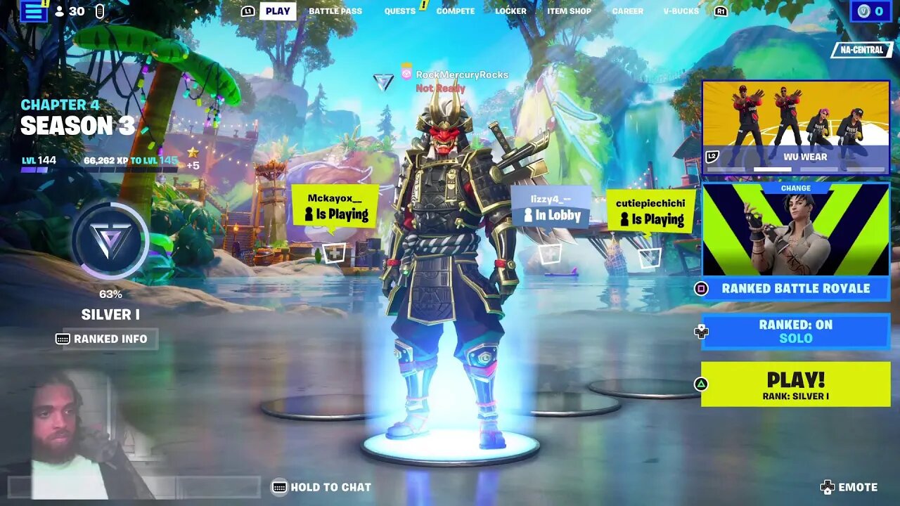 Fortnite with Rock Mercury