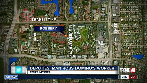 Man Says He was Robbed While Out Delivering Pizzas