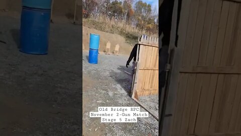 Old Bridge RPC November 2-Gun Match Stage 5 Zach #unloadshowclear #thegripripper