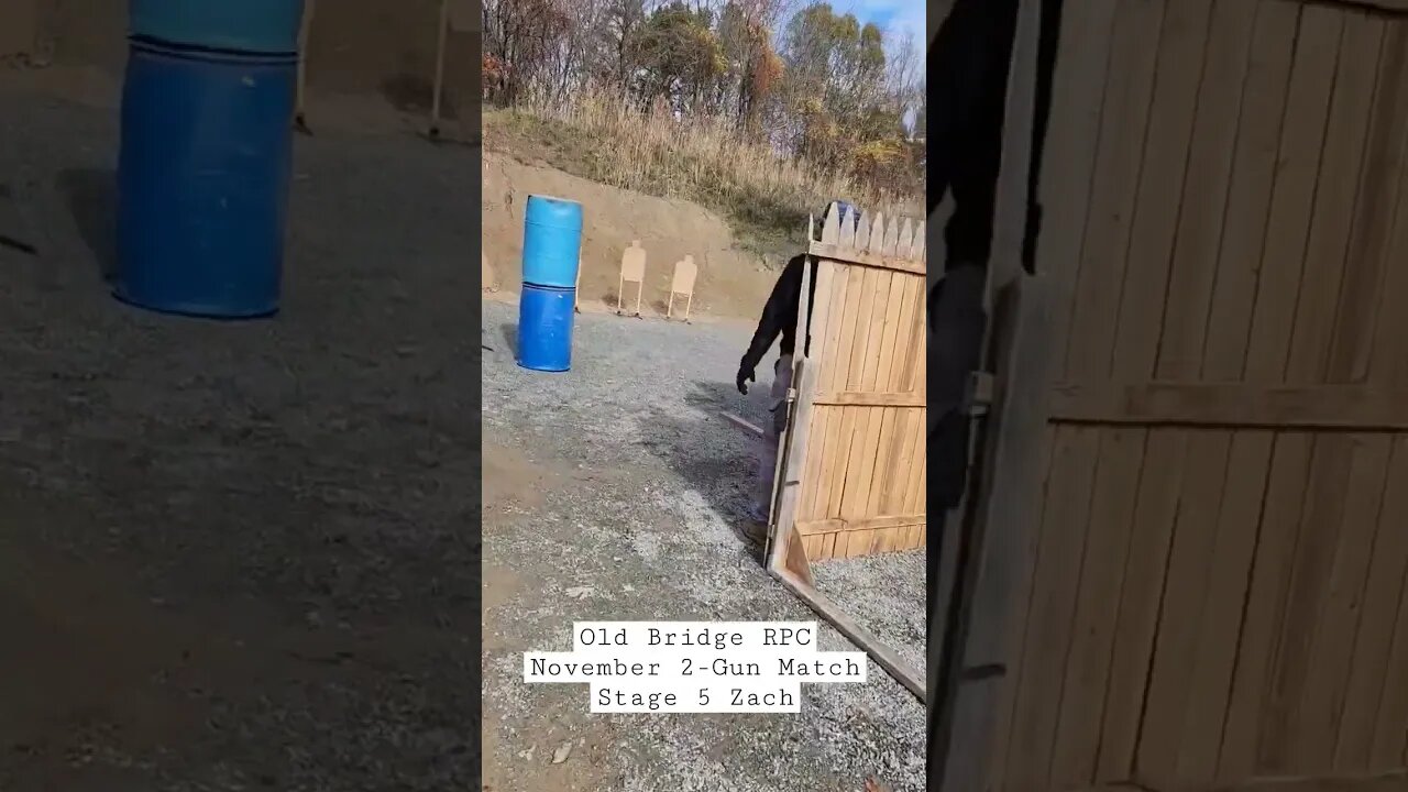 Old Bridge RPC November 2-Gun Match Stage 5 Zach #unloadshowclear #thegripripper