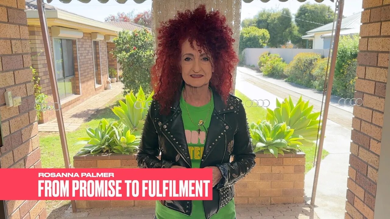 "From Promise to Fulfilment" - Rosanna Palmer, Creative (2023)