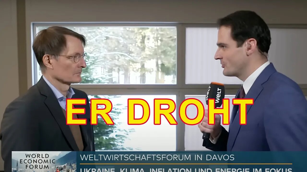 Dechiffriert: "Wir haben noch viel vor" – Lauterbach droht in Davos mit "Zeitalter der Pandemien".