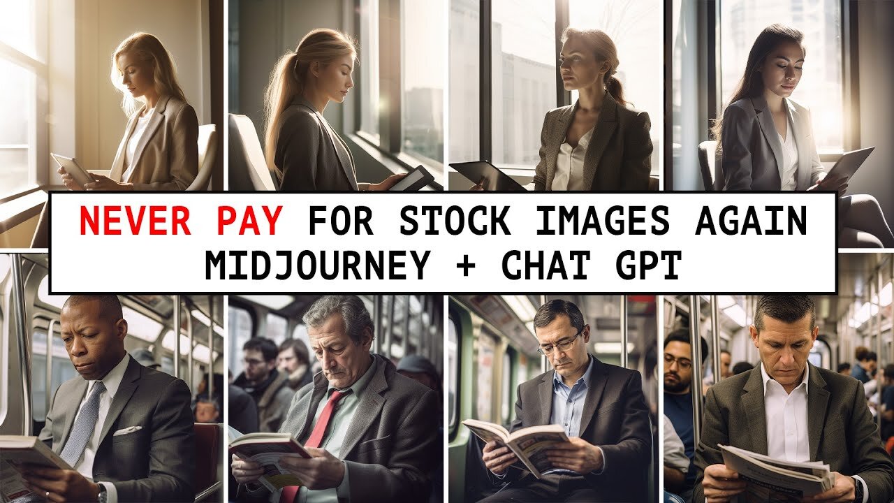 Never Pay for Stock Photos Again: How to Create Your Own Stock Images With Midjourney V5 & ChatGPT