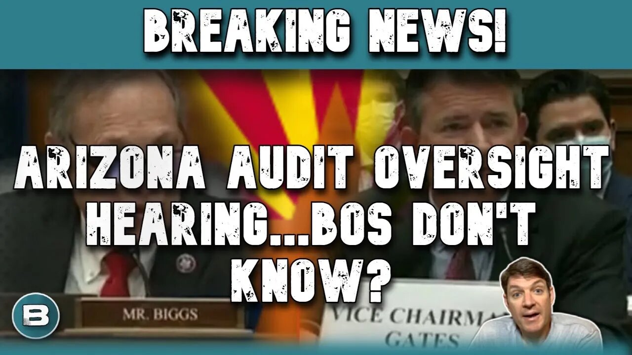 Arizona Audit Oversight Hearing. MCBOS..." I don't know!" Hmm...?