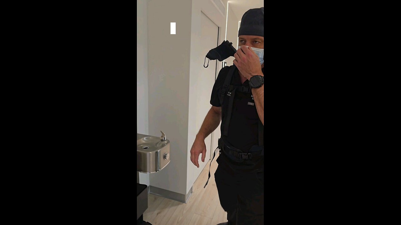 One day at the Hair restoration clinic during celebrity FUE procedure