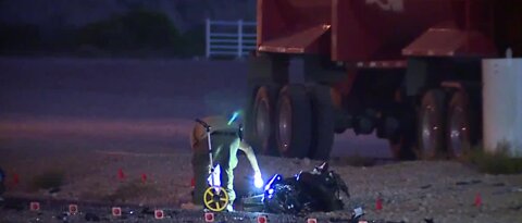 Motorcyclist dead after crash