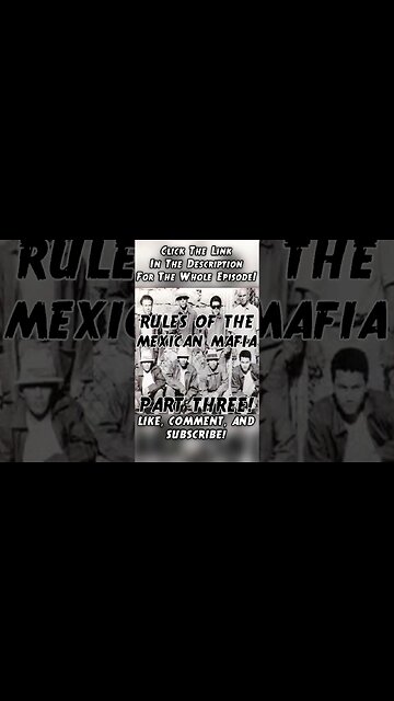 THERE ARE SO MANY RULES IN THE MEXICAN MAFIA! #shorts