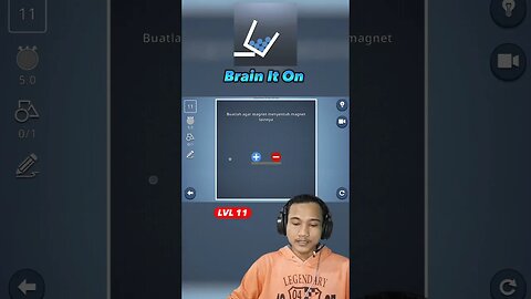 Menyatukan magnet | Brain It On level 11