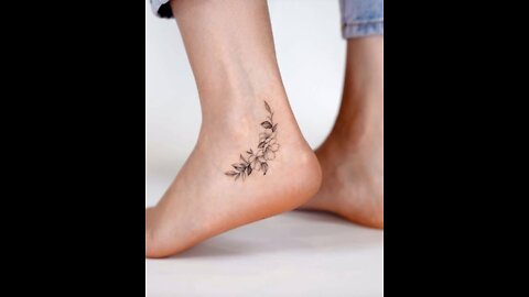 Ankle Tattoos For Girls - Attractive Ankle Tattoos Women's Ankle Tattoos!