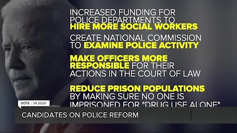 Candidates on police reform