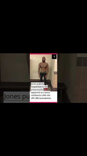 Response of Francis Ngannou following Jon Jones' triumph