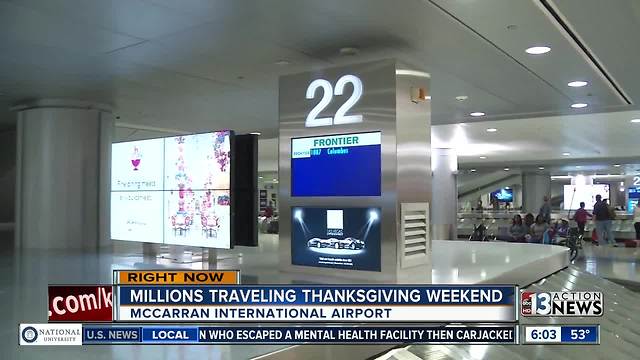 Las Vegas a top destination for Thanksgiving travel