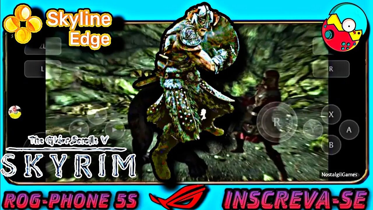 SKYRIM PTBR - Teste no Skyline e no Egg NS Emulator Switch.