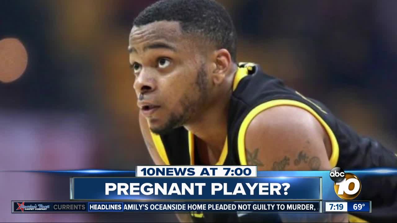 Male basketball player tested positive for pregnancy?