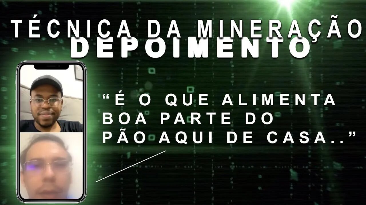 A MATRIXVMFQI FUNCIONA - PART DIOGO| DEPOIMENTO TÉCNICA DA MINERAÇÃO | PAULO MORPHEUS