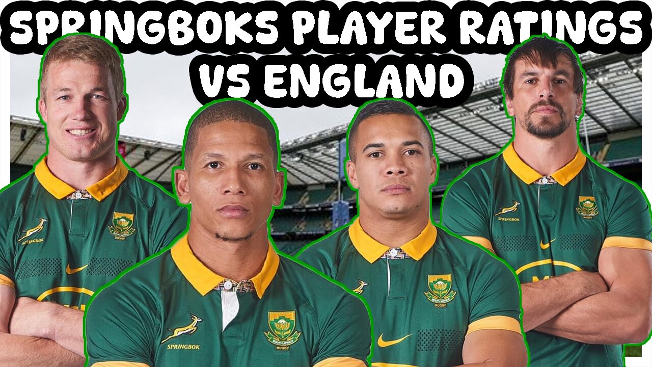 SPRINGBOKS player RATINGS vs England 2024