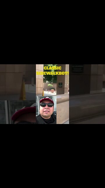 Frauditor SidewalkBoy Clowned & Spit in His Faaaaaace! #shorts