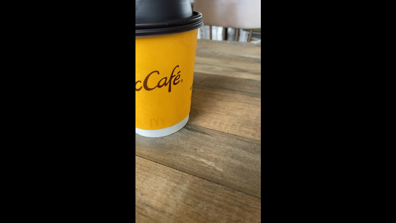 Just had McDonald’s coffee ☕️