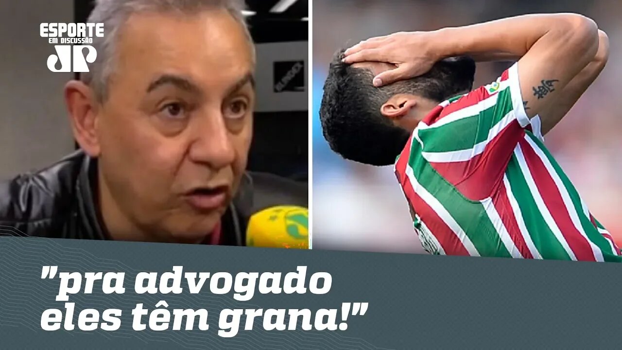 Crise no Flu revolta Flavio Prado: "pra advogado eles têm grana!"