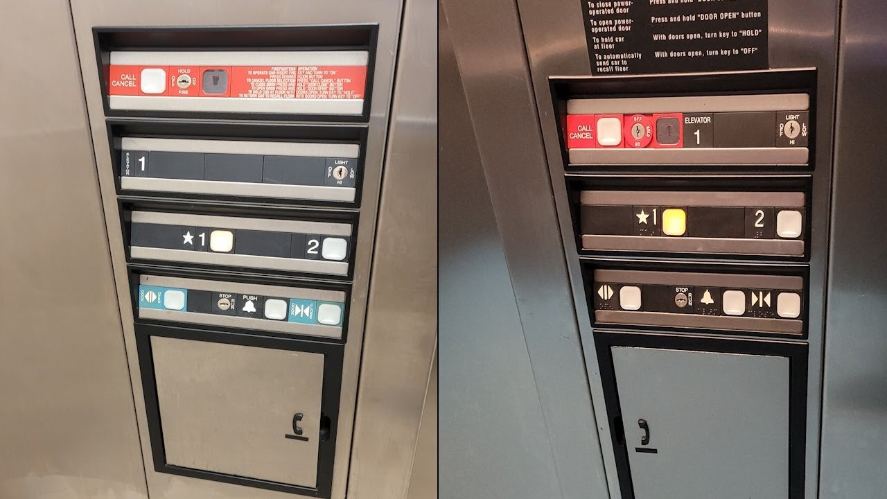 1994 Dover & 2000 ThyssenDover Impulse Hydraulic Elevators at YMCA (Cornelius, NC)