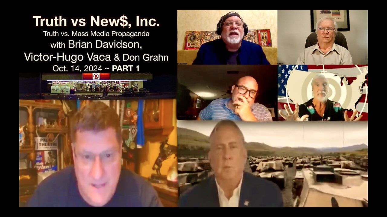 Jim Fetzer Brian Davidson Don Grahn VictorHugo Scott Ritter Douglas MacGregor Biden Netanyahu Israel