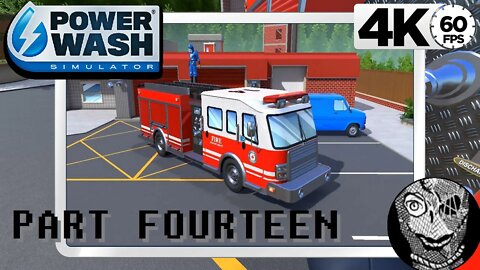 (PART 14) [Clean the Firetruck] PowerWash Simulator 4k60