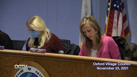 Village Council Meeting 11 23 21