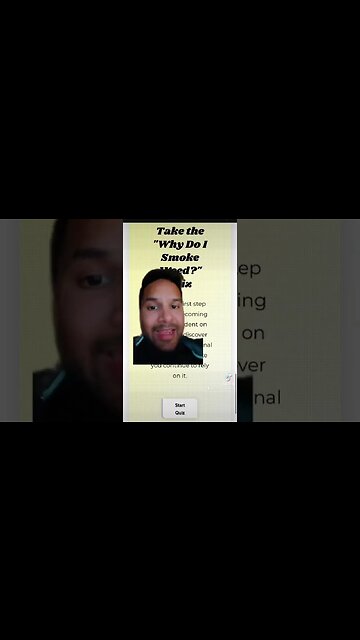 A quiz that tells you why you depend on weed.