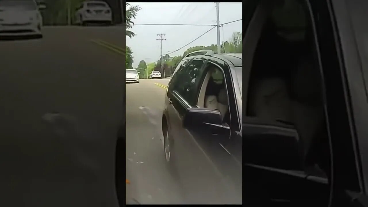 idiot driver on road makes big accident #shorts#idiot drivers #hit and run # car crashes