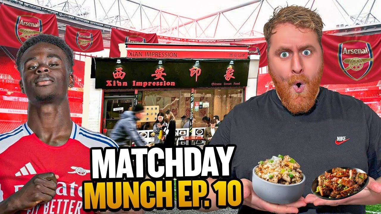 MATCHDAY MUNCH EP10 | EMIRATES STADIUM, ARSENAL😍🌭⚽