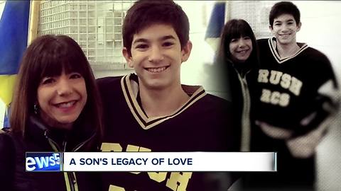 Valentine's Day heartache after 17-year-old son's death turns into family's mission to save lives