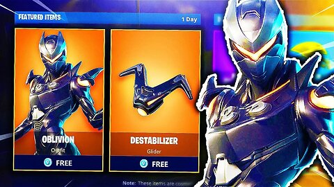 12 HOUR STREAM! NEW FREE SKINS 'Oblivion + Destabilizer' COMING TO Fortnite Battle Royale