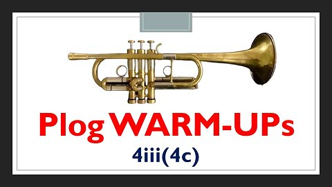 Anthony Plog Method for Trumpet - Book 1 Warm-Up Exercises and Etudes 4III(4c) - [LIP BEND EXERCISE]