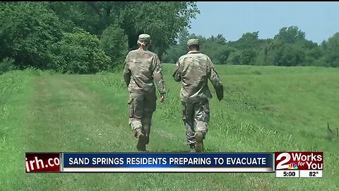 Sand Springs residents wait, worry while levee integrity is tested