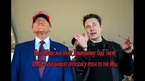 Elon Musk and Vivek Ramaswamy take their DOGE government efficiency pitch to the Hill