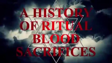 A History Of Jewish Ritual Blood Sacrifices