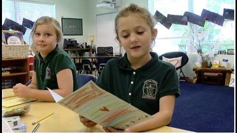 Students in Jupiter write letters of comfort to children in the Bahamas