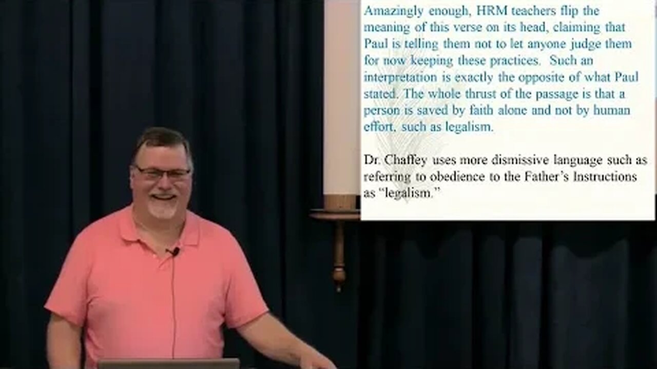 Rebuttal - Dangers of the Hebrew Roots Movement; Patrick McGuire - Beit Yeshua Torah Assembly, P3