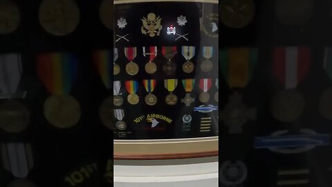 Wall of awards in the Currahee Military Museum!