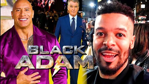 LAST NIGHT AT THE BLACK ADAM UK PREMIERE ft. DWAYNE ‘The Rock’ JOHNSON 🔥