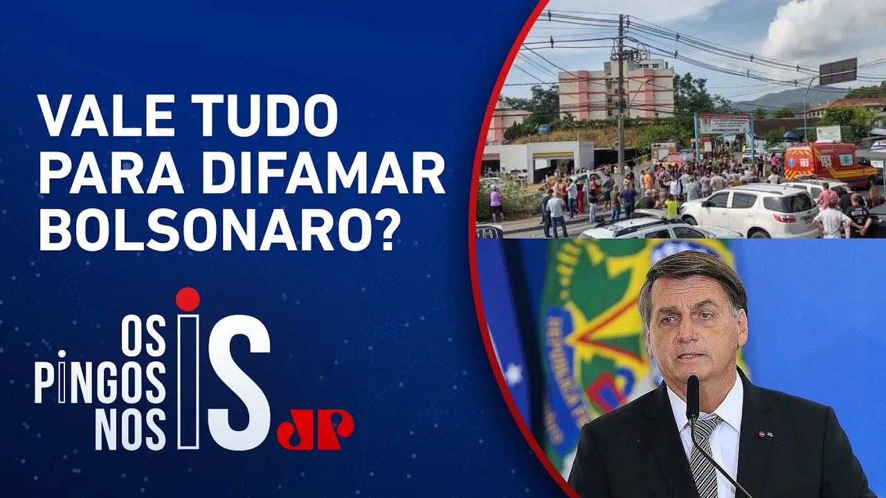 Esquerda usa tragédia em Blumenau para atacar Bolsonaro