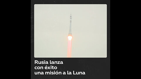 Rusia lanza su primera misión a la Luna en tiempos contemporáneos