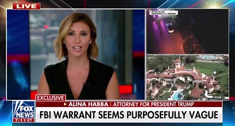 MUST WATCH: President Trump’s attorney Alina Habba discusses the FBI raid at Mar-a-Lago.